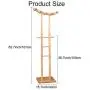 DZWLYX Solid Wooden Coat Rack Entryway Hall Bedroom Stand Tree Rack for Clothes Hat Handbag Jacket Scarf Hanger (Color : Wood) DZWLYX Solid Wooden Coat Rack Entryway Hall Bedroom Stand Tree Rack for Clothes Hat Handbag Jacket Scarf Hanger (Color : Wood)