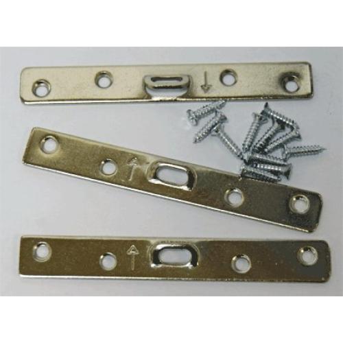 Extra Heavy Duty Large 4 Hole Super Steel Picture Hanger (20 Pack) With Screws