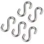 Hamineler 5 Pack 304 Stainless Steel S Shaped Hooks 3.2Inch Long 5/16 Inch Thickness Heavy Duty S Metal Hanging Hooks Hamineler 5 Pack 304 Stainless Steel S Shaped Hooks 3.2Inch Long 5/16 Inch Thickness Heavy Duty S Metal Hanging Hooks