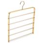 Pant Hangers Durable Slack Hangers Clothes Pants Hangers-Multi Layers Pant Slack Hangers Swing Arm Pants Hangers Storage for Pants Scarf Hanging Multi Layers Stainless Steel Space Saving Clothes