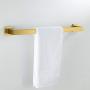 Marmolux Acc Towel Bar for Bathroom Stainless Steel Kitchen Single Towel Rack Bathroom Hardware Accessories Towel Holder Wall Mount Rustproof Towel Hanger Modern Square 24-Inch Towel Rod Brushed Gold
