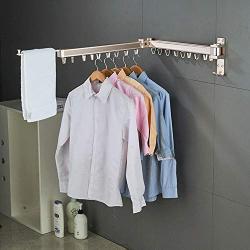 Caramel Macchiato Foldable Laundry Rack Heavy Duty Clothes Hanger Storage Organizer for Cloakroom Apartment Balcony, Gold