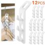 WINIT Cascading Clothes Hanger Hooks,Space Saving Series Multi-Function Multi-Layer Cabinet Clothes Connection Folding Storage Clothes Rack Hanger Household Strong Load-Bearing Closet Hook (12pcs) WINIT Cascading Clothes Hanger Hooks,Space Saving Series Multi-Function Multi-Layer Cabinet Clothes Connection Folding Storage Clothes Rack Hanger Household Strong Load-Bearing Closet Hook (12pcs)