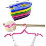 Folding Hanger,Portable Folding Clothes Hanger, Lightweight,Extra-Large Load-Bearing, Foldable,Non-Slip, Travel,Home,Gift Pack Of 8 (Random Color) Folding Hanger,Portable Folding Clothes Hanger, Lightweight,Extra-Large Load-Bearing, Foldable,Non-Slip, Travel,Home,Gift Pack Of 8 (Random Color)