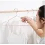 10pcs Random Color Non-Slip Hangers, Space Saving Hangers Solid Metal Coat Clothes Hangers Curving Drying Rack for Shirts Sweaters Dress 10pcs Random Color Non-Slip Hangers, Space Saving Hangers Solid Metal Coat Clothes Hangers Curving Drying Rack for Shirts Sweaters Dress