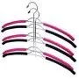 Organize Closet, Non Slip 3 Layers Strong Metal Hanger for Clothes Coats (2 Pieces/Lot) Random Color