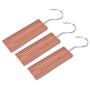 Vosarea 5PCS Cedar Hang up Natural Cedar Blocks Hanger for Clothes Storage Odor Protection