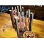 bacon hanger/clothesline bacon rack reclaimed wood party tray.