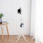 MAFYU Coat Rack European Tree-Shaped Solid Wood Coat Rack Floor Hanger Living Room Bedroom Clothes Rack Hanger