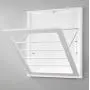 Whitmor Wall Mounted Drying Rack, White Whitmor Wall Mounted Drying Rack, White