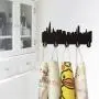 Beautiful America Chicago Skyline Creative Tourist Attraction Home Decor Wall Art Wall Hooks Clothes Coat Hooks Bedroom Living Room Decor Towel Hooks Hanger