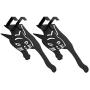 2 Black Cat Over The Door Hanger Hook Rack. A Cat Lovers Gifts, Hanging Stuff Like Towels, Coats, Clothes Or A Hat. Kitchen & Bathrooms Decor Hooks Hangers Racks for Coat Lover & Bathroom Towel