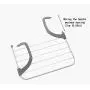 SHANGXIAN Balcony Folding Rack Bedroom Clothes Hanger Indoor And Outdoor Retractable Drying Racks 19.68 12.99 6.69“