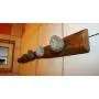6 Stone Hooks on Oak wood - Hanger - Coat Rack with Beach STONES - Hardwood Handcrafted Wall mounted solid oak towel rack with natural Beach Stones - medal hanger - towel holder