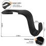 Car Seat Headrest Hook 4 Pack Hanger Storage Organizer Uiversal for Handbag Purse Coat fit Universal Vehicle Car Black S Type Car Seat Headrest Hook 4 Pack Hanger Storage Organizer Uiversal for Handbag Purse Coat fit Universal Vehicle Car Black S Type