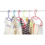 TINKSKY 50PCS Anti-Skid Non-Slip Garment Clothes Hangers Heavy Duty Suit Hanger Drying Laundry Hooks Closet Space Saving Oraganizer Racks (Blue)