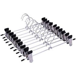 Clothes Hanger Clothes Hangers for Closet 10PCS Metal Clips Coat Skirt Dress Blouse Bulk Shirt Hangers cabide