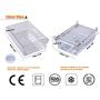 HapiLeap Fridge Drawer Organizer, Unique Design Pull Out Bins, Fridge Shelf Holder Storage Box, Small Size, Fit for Fridge Shelf Under 0.6"