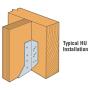 Simpson Strong Tie HU66Z 6x6 Heavy Duty Joist Hanger Z-Max Finish