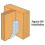 Simpson Strong Tie HU66Z 6x6 Heavy Duty Joist Hanger Z-Max Finish
