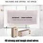 Retractable Clothesline for Indoor Outdoor, 2 Rope Stainless Steel Clothes Rope Invisible Clothesline Laundry Hangers Wall Drying Rack