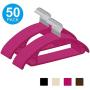 IEOKE Premium Velvet Hangers, Non-Slip Suit Clothes Hangers Coat Hangers (50-Pack) Ultra Thin Space Saving with Heavy Duty 360 Swivel Chrome Hook (Rose Red) IEOKE Premium Velvet Hangers, Non-Slip Suit Clothes Hangers Coat Hangers (50-Pack) Ultra Thin Space Saving with Heavy Duty 360 Swivel Chrome Hook (Rose Red)