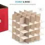 ZOBER Christmas Ornament Storage Boxes with Zippered Closure - Protect & Keeps Safe Up to 64 Holiday Ornaments & Xmas Decorations Accessories, Durable Non-Woven Ornament Storage Container, Two Handles ZOBER Christmas Ornament Storage Boxes with Zippered Closure - Protect & Keeps Safe Up to 64 Holiday Ornaments & Xmas Decorations Accessories, Durable Non-Woven Ornament Storage Container, Two Handles