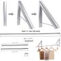 Curious Fish Retractable Hidden Aluminum Folding Wall Mounted Clothes Hanger Drying Rack Hanging Coat Shirt Pants Space Saving Storage Dryer Organiser Laundry Bathroom Utility Bedroom Wardrobe Balcony