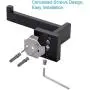 TASTOS Toilet Paper Holder Matte Black, Toilet Tissue Roll Holders Dispenser and Hangers Wall Mounted for Bathroom & Kitchen, Stainless Steel Modern Square Style