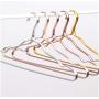 10pcs Random Color Cloth Hanger Durable Antideformation Aluminium Alloy Closet Adult Skirt Dress Clothing Towel Storage Rack Closet Space Saver