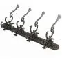 Sungmor Cast Iron Large Wall Hanger - Retro Court Style & 12 Multi Hooks Design - Decorative Wall Mounted Hanging Hooks for Tools,Planters,Coats,Hats,Keys - Great for Indoor Outdoor Wall Decoration