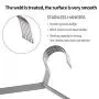 FSUTEG Coat Hangers, 40 Pack Wire Hangers Stainless Steel Metal Hangers Heavy Duty Hangers, Ultra Thin Clothes Hangers 16.5in