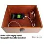 Multi Device Charging Boxes with Lock - Locking Cell Phone Charging Station Wooden Stash Boxes with Lock Large Safe Boxes with USB Charger Wood Stash Boxes Multi Device Charging Boxes with Lock - Locking Cell Phone Charging Station Wooden Stash Boxes with Lock Large Safe Boxes with USB Charger Wood Stash Boxes
