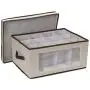 Household Essentials Natural 542 Vision Storage Boxes with Lid and Handles | Balloon Goblet Wine Glasses Canvas with Brown Trim Household Essentials Natural 542 Vision Storage Boxes with Lid and Handles | Balloon Goblet Wine Glasses Canvas with Brown Trim