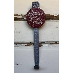 AG Designs Christmas Decor - Begins with Christ Bulb Ornament Wreath Door Hanger