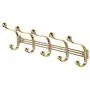 mDesign Decorative Over Door or Wall Mount 10 Hook Metal Storage Organizer Rack for Coats, Hoodies, Hats, Scarves, Purses, Leashes, Bath Towels & Robes - Soft Brass mDesign Decorative Over Door or Wall Mount 10 Hook Metal Storage Organizer Rack for Coats, Hoodies, Hats, Scarves, Purses, Leashes, Bath Towels & Robes - Soft Brass