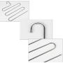 5 Layers S Shape Multifunctional Clothes Hangers Pants Storage Hangers Cloth Rack Multilayer Storage Cloth Hanger 5PC