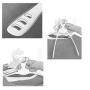 HJYPYJ Magic Hanger,8 in 1 Magical Hangers,PP Portable Hanger,Organizer Space-Saving Hanger,2 Pcs No Glitches/Pink / 52.5x29x18cm