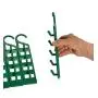 Home-X Set of 4 Space Saving Hanger Holders, Creates Extra Storage Space