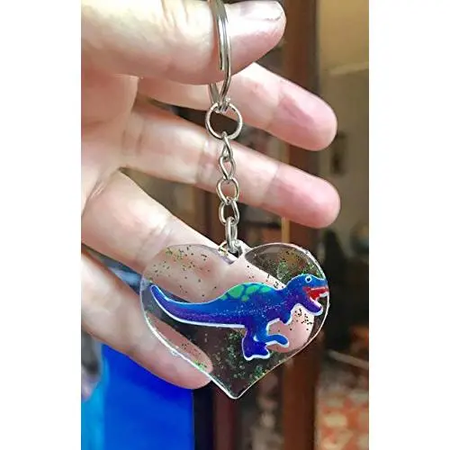 12 Dinosaurs, Jurassic world DIY party favors. Backpack toy hanger, necklace, key chain, bracelet.unique .PRICE PER 12.