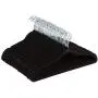 Velvet Hangers Original Slim Non-Slip Velvet Covered, 32, Black Clothes Hangers Pack, 17.5” x 9” x 0.24”,