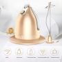 QQT High-Power steam Ironing Clothes Ironing Machine, Household Small Hanging Vertical Iron, Ironing Machine-Gold