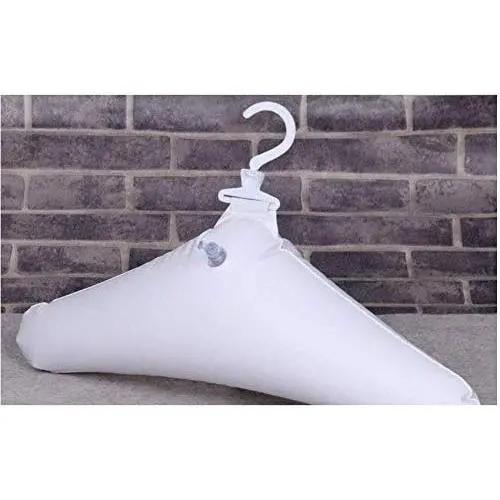 10 New PVC Plastic Inflatable Portable Clothes Hangers Triangular Rack for Outdoor Travel Hotel Office Use