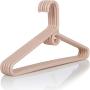 Neaties American Made Nude Super Heavy Duty Plastic Hangers, Plastic Clothes Hangers Ideal for Everyday Use, Clothing Standard Hangers, 36pk
