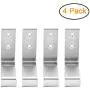 Coat Rack Wall Mounted, Foldable Towel Wall Hanger Hooks Retractable Hook Folding Wall Rack Hook Holder for Clothes - Utility Hooks - Space Aluminum Coat Clothes Hangers - 4 Pack (Silver) Coat Rack Wall Mounted, Foldable Towel Wall Hanger Hooks Retractable Hook Folding Wall Rack Hook Holder for Clothes - Utility Hooks - Space Aluminum Coat Clothes Hangers - 4 Pack (Silver)