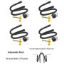 YYST Multi-use Adjustable Garden Tool Storage Rack Wall Hanger Wall Mounts Wall Racks Holders for Mop, Broom, Garden Tools,Kitchen Garden Garage Storage Systems -No Tools (4) YYST Multi-use Adjustable Garden Tool Storage Rack Wall Hanger Wall Mounts Wall Racks Holders for Mop, Broom, Garden Tools,Kitchen Garden Garage Storage Systems -No Tools (4)