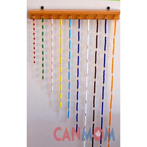 Montessori Multiplication bead chains with hanger