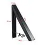 EZEYU Aluminium Triangle Folding Clothes Hangers Wall-Mounted Adjustable Hidden Drying Rack Bathroom Accessories Towel Holder (Black-1pc)