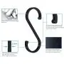 10Pcs S Hook Black S Shaped Hooks Aluminum S Shaped Hooks Heavy Duty S Hanging Hooks Lightweight S Utility Hooks for Pots,Pans,Plants,Cups,Clothes,Towels,Kitchen,Bedroom,Bathroom,Office and Garden 10Pcs S Hook Black S Shaped Hooks Aluminum S Shaped Hooks Heavy Duty S Hanging Hooks Lightweight S Utility Hooks for Pots,Pans,Plants,Cups,Clothes,Towels,Kitchen,Bedroom,Bathroom,Office and Garden