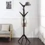 BSQT Coat Rack Solid Wood Coat Rack Entryway Standing Hat Jacket Coat Clothes Hanger Holder Stand Hall Tree 8 Hooks Storage Shelf Coat Rack (Color : C) BSQT Coat Rack Solid Wood Coat Rack Entryway Standing Hat Jacket Coat Clothes Hanger Holder Stand Hall Tree 8 Hooks Storage Shelf Coat Rack (Color : C)
